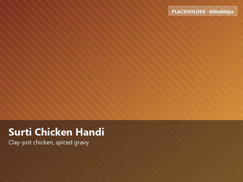 Surti Chicken Handi