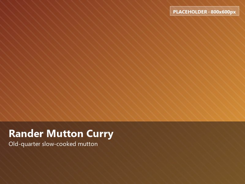 Rander mutton curry